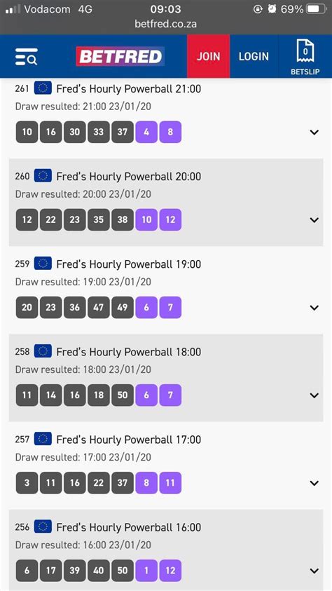 fred powerball results